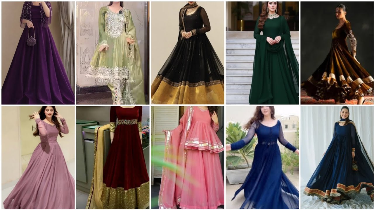 Trendy long frock ideas 2026