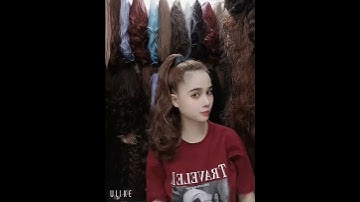 Tóc cột thanh quấn dáng xoăn dài đẹp #toccot