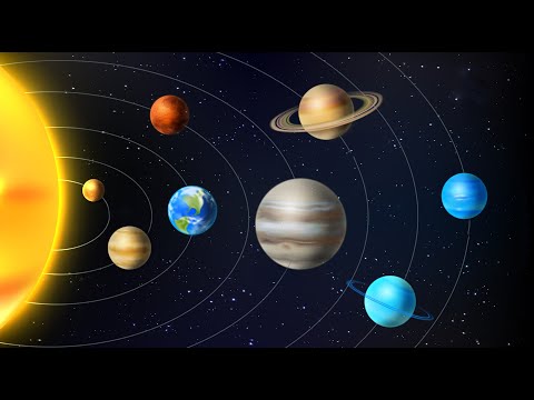 Video: Güneş sisteminin ana parçaları nelerdir?