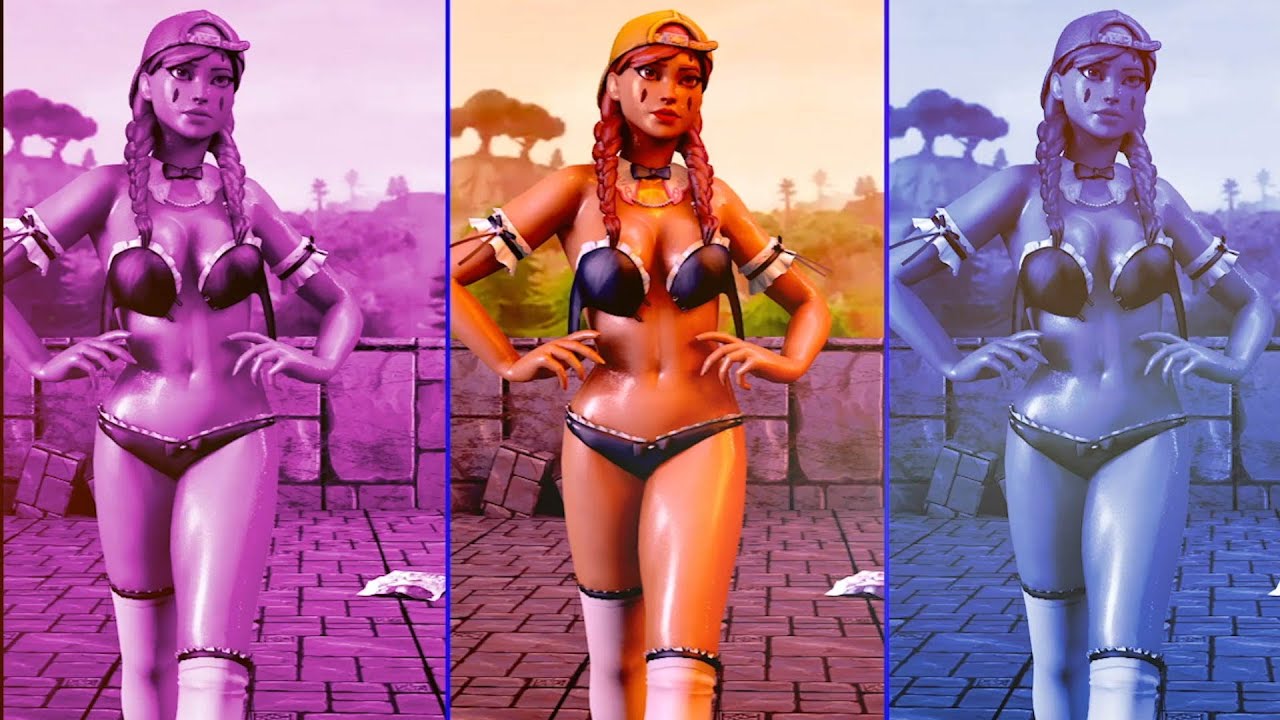 Fortnite 🍑aura Bikini🍑 Sexy Skin Hot Youtube 