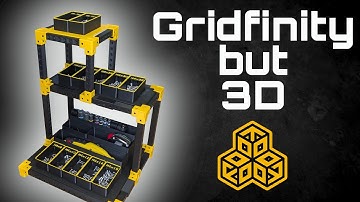 Never Run Out of Gridfinity Space: Print Your Own Modular Shelves!