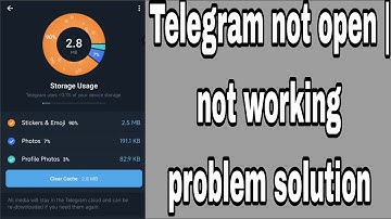 Telegram not working | Error | Fix | open problem solution by Android phone