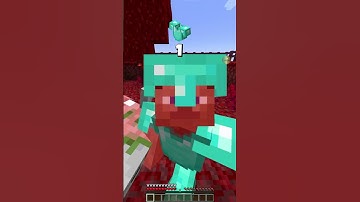 Minecraft Armor vs Zoglin 🐗 #minecraft #shorts #shortsfeed