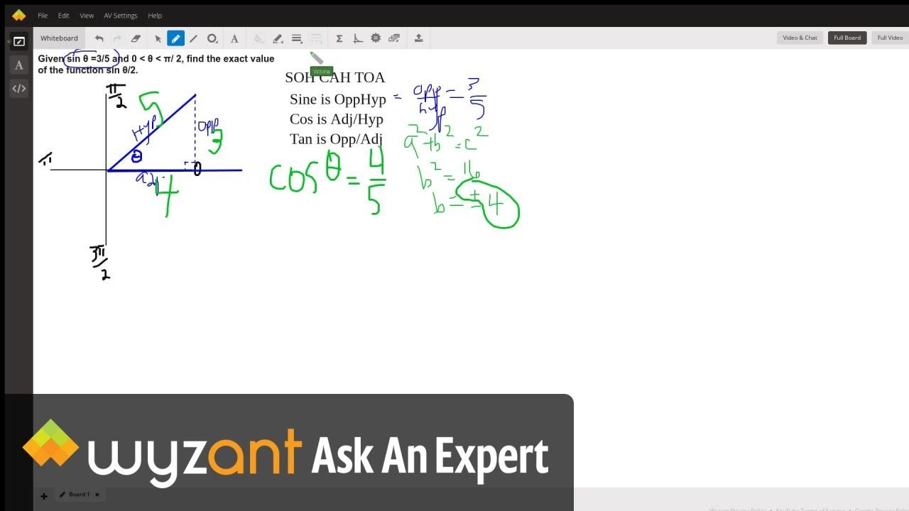 Given Sin 8 3 5 And 0 8 P 2 Find The Exact Value Of The Function Sin 8 2 Wyzant Ask An Expert Given Sin 8 3 5 And 0 8 P 2 Find The Exact Value Of The Function Sin 8 2 Wyzant Ask An Expert