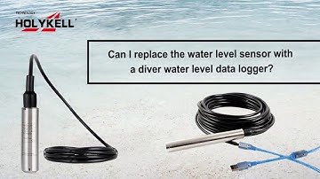 Diver water level data recorder for water monitoring