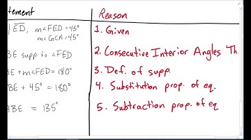 Geometry 3.3 - Proof of parallel lines (22-23)