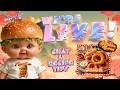 🍔 BurgerBaby LIVE | Cozy Chat & Onion Rings Recipe (Streaming on Twitch!)