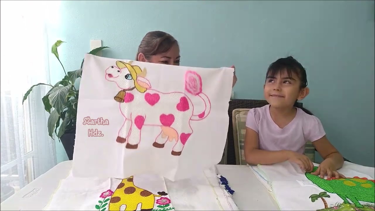 Mis Servilletas Bordadas de Animalitos