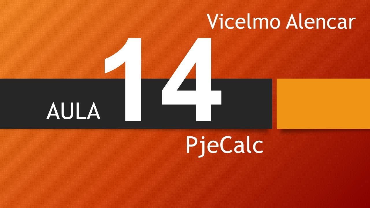 Aula 14 - Pjecalc - configurando navegador