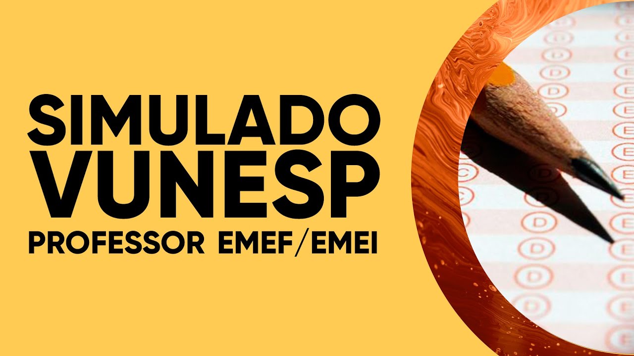 PORTUGUÊS - SIMULADO: PROFESSOR EMEI / EMEF - VUNESP 2020