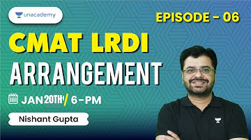 CMAT/TISSNET 2023 | Logical Reasoning | Arrangement Ep-6 | Dr. Nishant Gupta