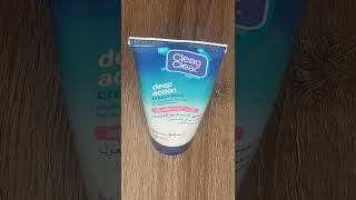 غسول كلين اند كلير للبشره clean and clear وموجود فيديو كامل ع القناه #shorts