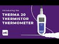 Therma 20 thermistor thermometer  haccp compatible thermometer