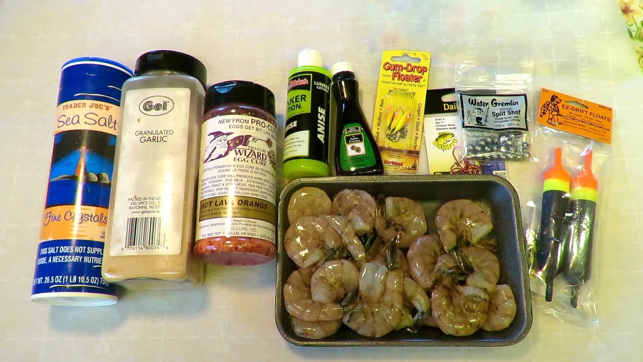 How To Prep Shrimp Baits For Trout Fishing 