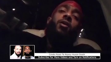 Celebrities React To Nipsey Hussle Death #Drake #MeekMill #LebronJames #NipseyHussle #TMZ