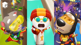 Talking Tom Gold Run - All NEW Best Funny Fails \& Falls Moments Compilation 🐱‍🏍😮💪