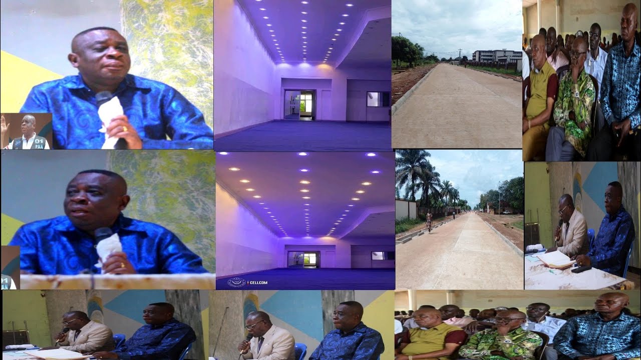 le gouverneur Philippe akamituna ndolo et les membre dela commission pour la13ème conférence.