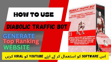 diabolic traffic bot - how to use diabolic traffic bot | diabolic traffic bot tutorial in hindi 2023