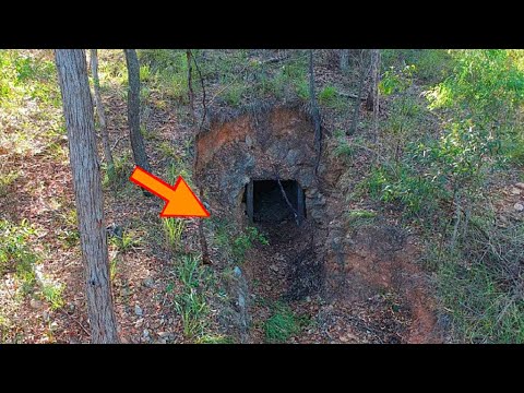 Man Finds Hidden Doorway On His Property ; Goes In And Realizes He’s Made A Huge Mistake..