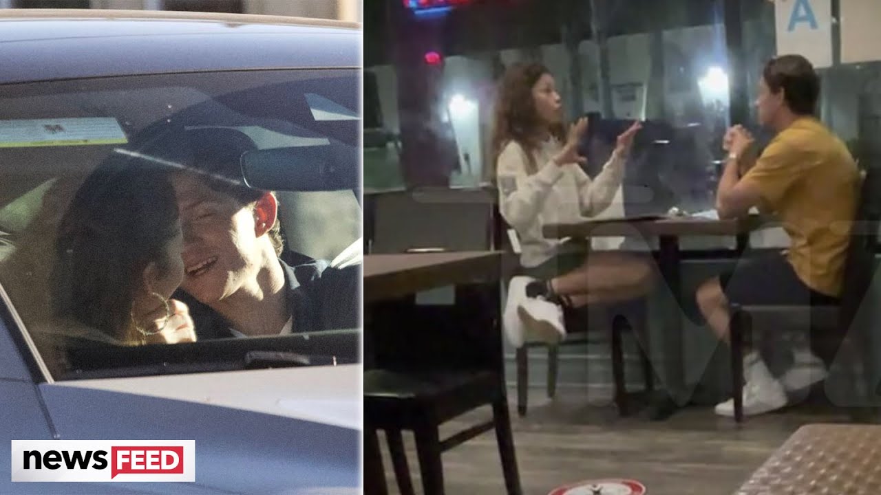 Zendaya & Tom Holland Spotted On DATE As Kissing Pics Went Viral! - YouTube