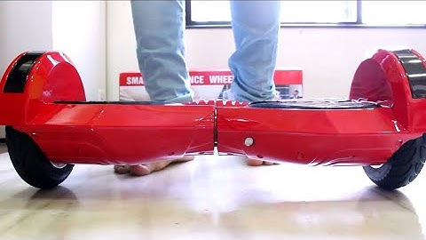 The Red Lamborghini style Hoverboard || Unboxing and first try