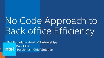 No Code Approach to Office Efficiency - Embrace Digital Transformation - Episode 32 | Intel Business