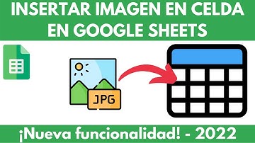 INSERTAR IMAGEN DENTRO DE CELDA - GOOGLE SHEETS