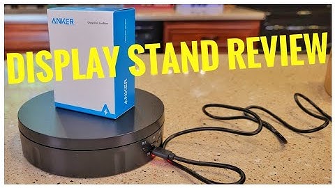 UNBOXING & REVIEW FOLETO ROTATING DISPLAY STAND How To Use