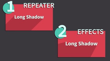 2 Ways to Create Long Shadows | After Effects Tutorial