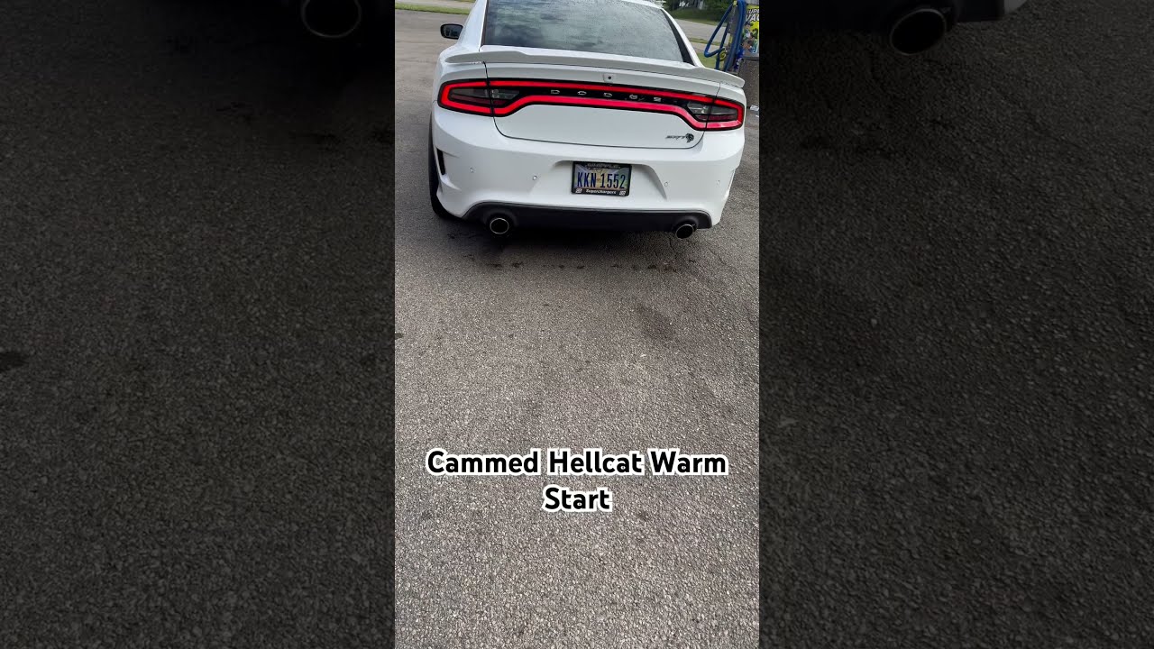Cammed Hellcat Warm Start Automobile Srt Demon170 Cartok Hellcats Fast Mmx