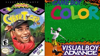CyberTiger (2000) Nintendo GameBoy Color Gameplay in HD (VisualBoy Advance)