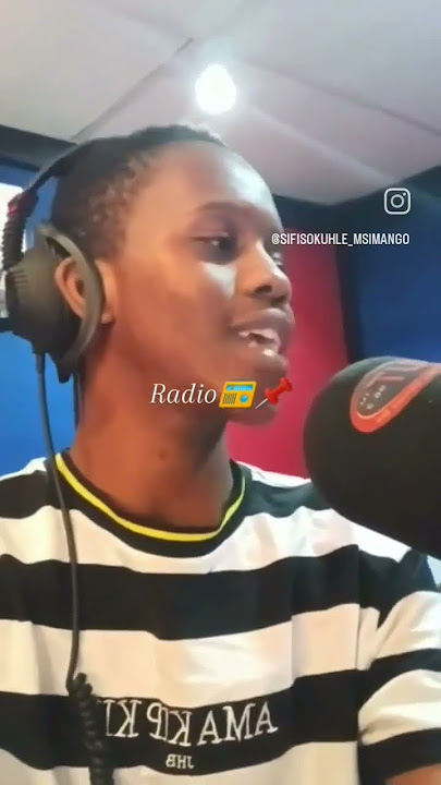 Sifisokuhle Msimango on Radio | Menzi ft Meya Kazwelonke-Ngeke ungiphathe #radio #radioshow #shorts