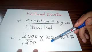 Renal Calculations Filtered Load, Excretion Rate, Fractional Excretion, Net Effect Dr Mohamed
