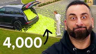 4,000 Balls Wreck Car AND Yiannimize Visits For Help | EP. 6
