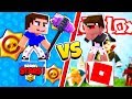 ЛАКИ БЛОК ROBLOX vs. БРАВЛ СТАРС ЛАКИ БЛОК ! ВЫЖИВАНИЕ НА 1 ЛАКИ БЛОК В МАЙНКРАФТ Нуб и Про