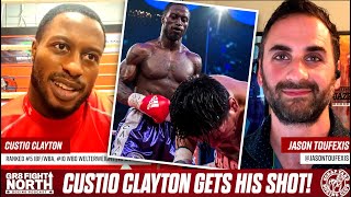 FIGHTER INTERVIEW: Custio Clayton Days Away From Lipinets IBF Interim Title Fight!