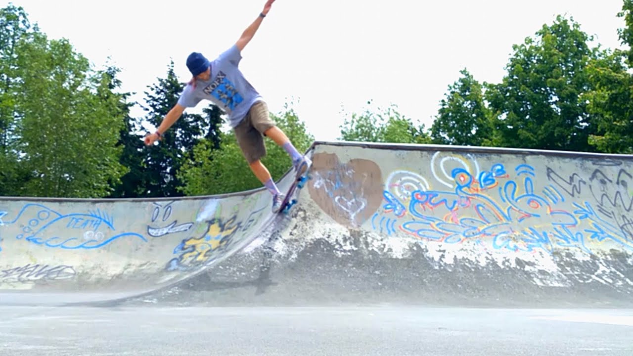 Skating the Bellingham Skate Park