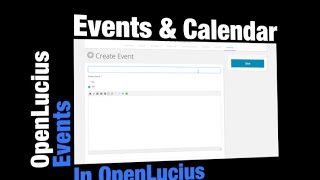 Events & Calendar in OpenLucius