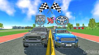 Car Simulator 2 - Dodge VS Toyota | Ram TRX VS Tacoma TRD | Drag Race & Top Speed | Android Gameplay screenshot 3