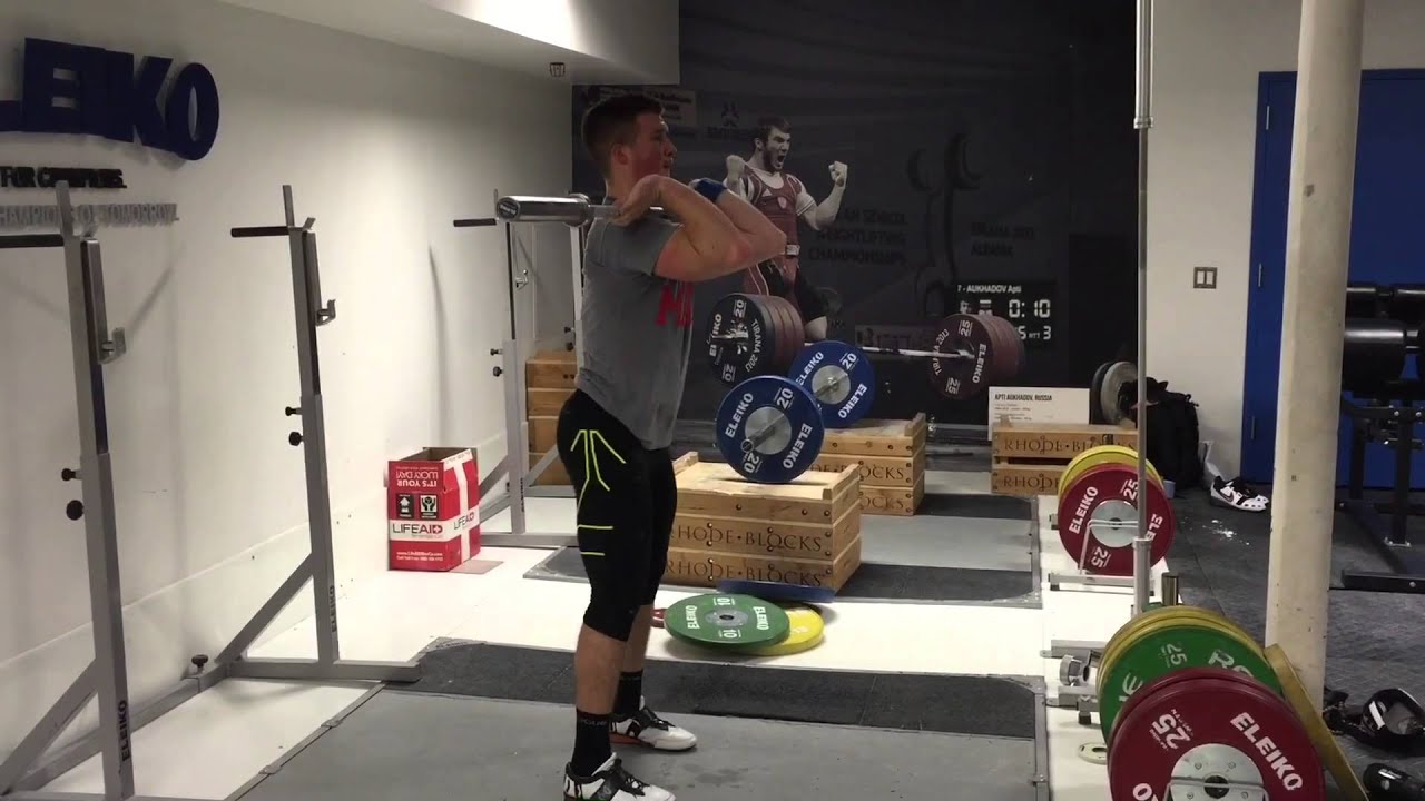 Clean From Full Extension Olympic Weightlifting Exercises YouTube