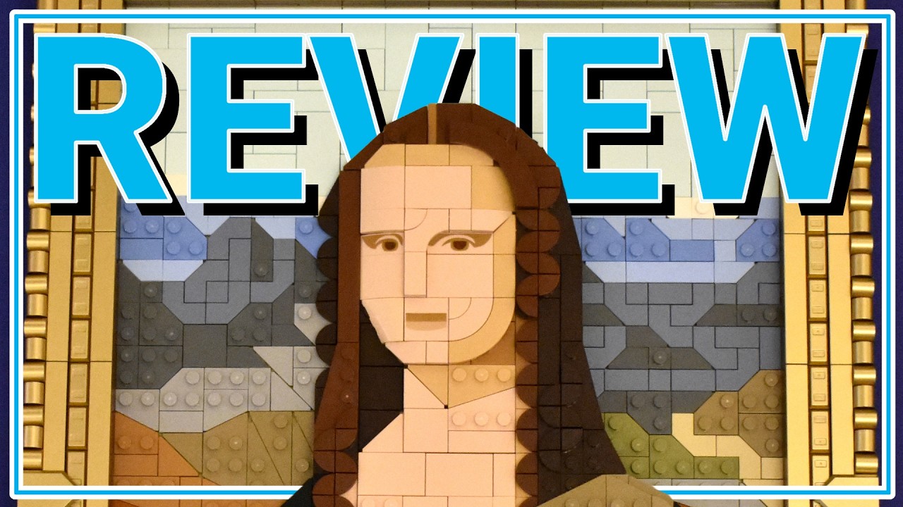 LEGO Mona Lisa looks far better up close - YouTube