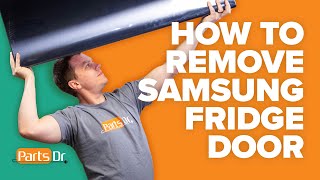 How to remove the right door on Samsung french door refrigerator