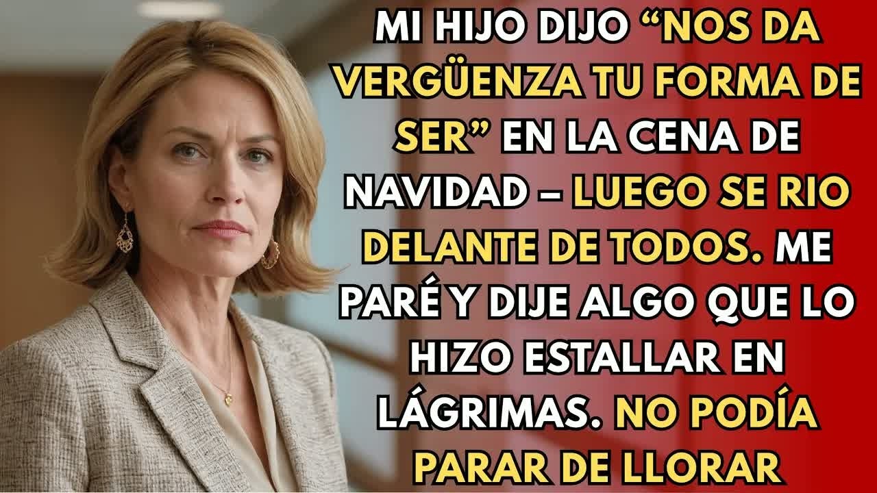 Mi Hijo Dijo “Nos Da Vergüenza Tu Forma De Ser” En Navidad… Y Luego Se Rió Frente A Todos
