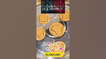 🍭Squid Game Dalgona Candy 🍭#squidgame #squidgame2 #dalgona #candy #trending #trendingshorts #short