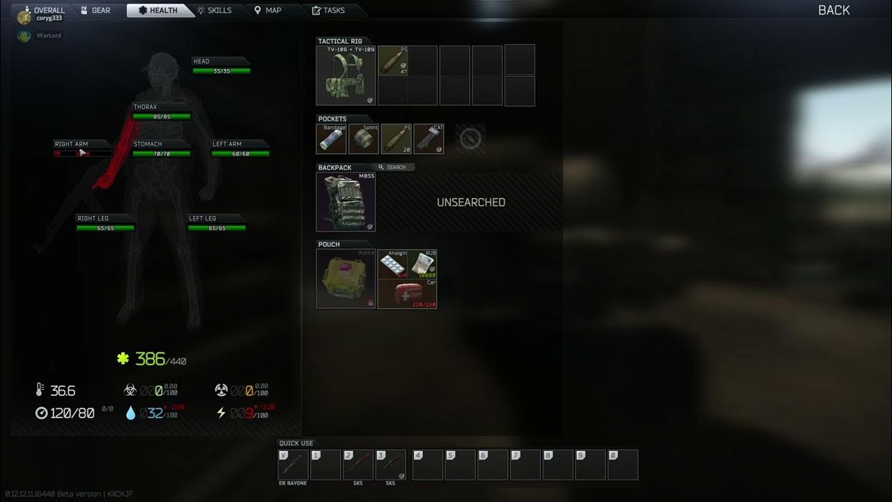 Escape From Tarkov healing issues YouTube