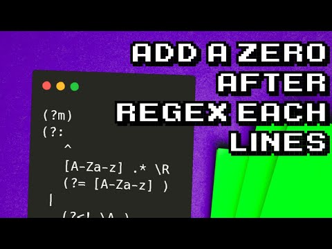 Boost Your Regex Skills: Add a Zero After Each Line!