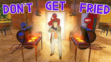 BBQ Trap Base Fries Its Raiders | Rust Admin Spectating