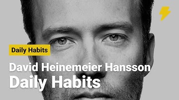 David Heinemeier Hansson Daily Routine - Day in the life of an entrepreneur