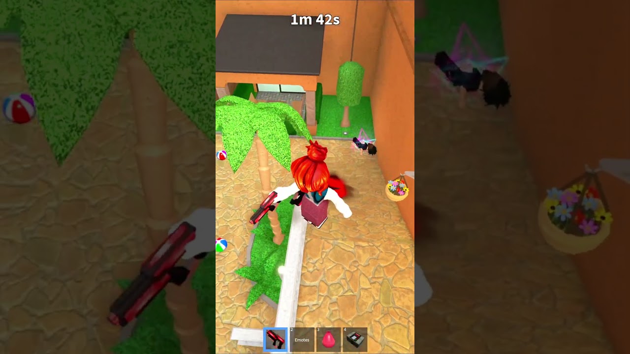 BACON SHERIFF KILLS MURDERER IN MM2 + GAMEPLAY ASMR