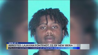 New Iberia man arrested in connection with Opelousas shooting